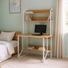 Computer Desk with Storage Shelf for Student Study Working Writing Home Office