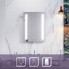 LED Illuminated Bathroom Mirror 450×600mm with Touch Sensor Lights Wall Mounted