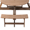 8 Seater Wooden Round Picnic Table and Bench Set Garden Furniture Set Outdoor