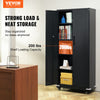 Metal Storage Cabinet Rolling Garage Storage Cabinet 4 Adjustable Shelves