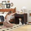 Dog Crate Furniture Indoor Dog Cage Pet House w/ 2 Fabric Drawers