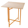 Mortar Spot Board Stand 500mm 750mm High Folding Steel Bricklayer Plastering