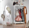 Haus Projekt Girls Heart RAIL & MIRROR SET Dress Up Kids Clothing Wardrobe Wood