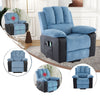 Electric Recliner Sofa Chairs Massage Heated Vibration Armchairs w/ Cup Holder