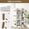 Chic Tree Bookshelf Display Cube Shelf Corner Books Storage Organizer White