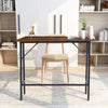 Industrial Rustic Wood Computer Desk Home Office Side Table Vintage Workstation