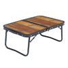 Vintage Wooden Camping Folding Table Portable Foldable Compact Unit Picnic BBQ