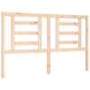 Gecheer Bed Frame with Headboard 160x200 Solid Wood Bed Frame O2T4