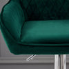2x Bar Stools Breakfast Comfortable Swivel Gas Lift Kitchen Stool Leather Chairs