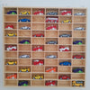 Car Model Display Case 1:64 Toy Car Wood Storage Box Collection Showcase Shelf