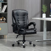 Executive Office Chair Swivel Recliner Padded Armrest Swivel Gas Lift Desk Chair