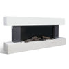 H Mantelpiece Wall Mounted Electric Fireplace HD Flames LED Fire Surrounds Suite