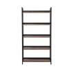 5 Tier Contemporary Industrial Bookshelf/Shelving Unit Oak finish 1750mmH