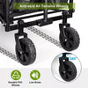 Heavy Duty Folding Wagon Cart Trolley Garden Camping Festival Beach Trailer