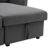 Big Sales! Corner Sofa Bed Pull out Sofabed 3 Seater Recliner Sleeper w/ Storage