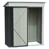 Garden Metal Shed Small House 3ftx5ft Storage House Outdoor Tool Pent Shed Lock