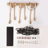 6 Wire Bamboo Hemp Rope Spider Lamp Ceiling Light Fitting Pendant Light Shade