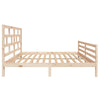 Bed Frame Solid Wood Pine 160x200 Y2B5