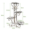 Nordic Style Multi-layer Plant Stand Flower Shelf Holder Household Iron Art Rack