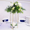 Gold/Silver Tall Wedding Metal Flower Stand Pedestal Centrepiece 60,80,100cm