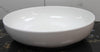 Bowl Wash Basin Ceramic Countertop Oval White Compact Cloakroom 500 MM W