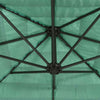 Garden Parasol with Steel Green 300x200x250 G3U7