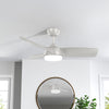 42 INCH LED Ceiling Fan Light Living Room Chandelier Lamp With Remote Control