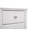 New 3 Drawer Bedside Table Nightstand Stroage Cabinet Stylish Spray White