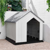 Large Plastic Dog Kennel Pet House Weatherproof Indoor Outdoor Animal Shelter