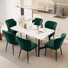 Set of 6 Dining Chairs, Kitchen Chairs, Living Room Chair with Upholstered Seat