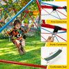 2-in-1 Kids Play Equipment Geometric Climbing Dome Swing Climbing Frame for Kids
