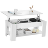 Top Shelf Furniture With Wooden Table Drawer Room Storage Living Lift Coffee Pzm