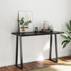 LAPOOH Table Dark Grey 120x60x4 Treated Solid Wood Oak Live U6M7