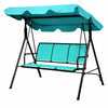 Garden Swing Chair 3 Seater Hammock Patio Outdoor Sun Shade W/ Adjustable Canopy