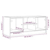 CIADAZ TV Cabinet with Glass Doors White 102x37x42 , Tv Unit, Tv Stand I3U8