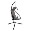 Foldable Garden Hanging Egg Chair w/Stand Outdoor Seat Cloth Swing Hammock Patio