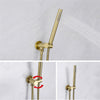 Brass Bathroom Rainfall Shower Mixer Set Shower System Bath Taps Faucet 8-12"
