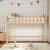 Single Kids Elevated Bed Frame Solid Wood Children Sleeping House High Bedstead