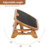 Adjustable Wood Foot Rest Under Desk Office Footrest Leg Rest Computer Ergonomic