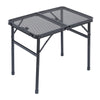 Folding Camping Table Trestle Picnic Party Catering BBQ 2ft 3ft Black Aluminum