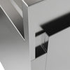 Commercial Stainless Steel Sink Kitchen Cabinet Large Double Bowl Sliding Doors