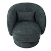Swivel Cuddle Chair Velvet Fabric Rotating Single Sofa Accent Lounge Armchair UK