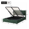 Ottoman Gas Lift Storage Bed Frame 4ft6 5ft Double King Size Velvet Upholstered