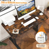 Electric Height Adjustable Standing Desk Sit to Stand Computer Workstation Table
