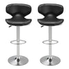 Adjustable Swivel Barstool Set of 2 Counter Stool Pub Bar Chair Ergonomic Seat