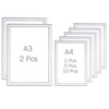 A3/A4 Aluminium Alloy Snap Frame Poster Display Holder Wall Mount Notice Board