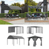 Aluminium Pergola Awning Summer Garden Gazebo Garden Canopy Outdoor Furniture