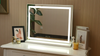 Hollywood Large Makeup Mirror 70*55cm Vanity Mirror Dimmable LED 3 Color Light