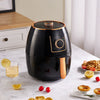 5.5L Air Fryer Manual Rotary Temperature Control Oil Free Low Fat Healthy Timer