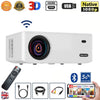 4K Projector 25000LMS 1080P 3D 5G WiFi Bluetooth Video Home Theater 250" Display